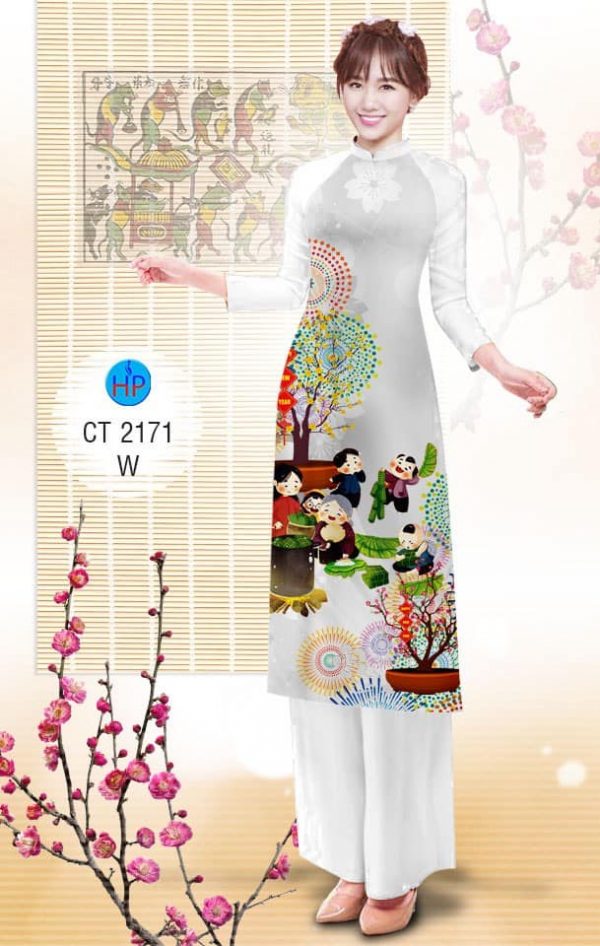 Vai ao dai Cach tan Xuan moi ra AD CT2171