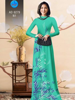 Vải áo dài Cỏ đuôi gà mới ra AD 6279 20 Vai ao dai Co duoi ga moi ra AD 6279