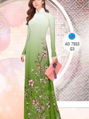 Vải áo dài Hoa Đào kiểu mới AD 7933 20 Vai ao dai Hoa Dao kieu moi AD 7933