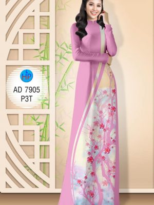 Vải áo dài Hoa Đào mới ra AD 7905 19 Vai ao dai Hoa Dao moi ra AD 7905