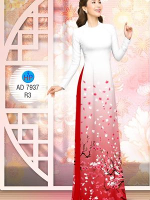 Vải áo dài Hoa Đào rơi mới ra AD 7937 20 Vai ao dai Hoa Dao roi moi ra AD 7937