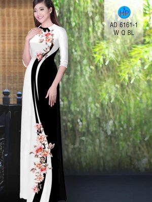 Vải áo dài Hoa Mẫu Đơn kiểu mới AD 6161 22 Vai ao dai Hoa Mau Don kieu moi AD 6161