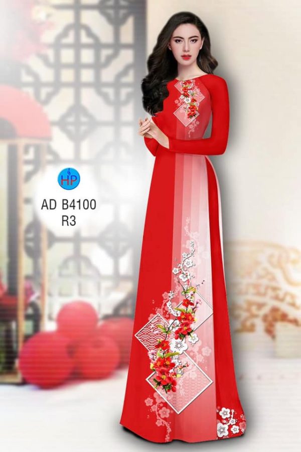 Vai ao dai Xuan 2020 thiet ke 2019 AD B4100