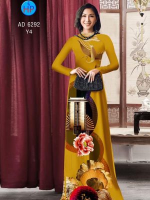 Vải áo dài hoa đẹp kiểu mới AD 6292 20 Vai ao dai hoa dep kieu moi AD 6292