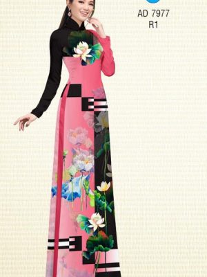 Vải áo dài hoa Sen kiểu mới AD 7977 22 1575258518 433 Vai ao dai Sen AD
