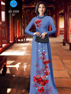 Vải áo dài hoa in 3D thiết kế 2019 AD 6309 32 1575271316 21 Vai ao dai hoa in 3D thiet ke 2019 AD