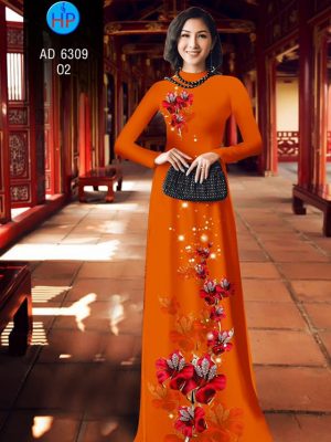 Vải áo dài hoa in 3D thiết kế 2019 AD 6309 25 1575271316 300 Vai ao dai hoa in 3D thiet ke 2019 AD