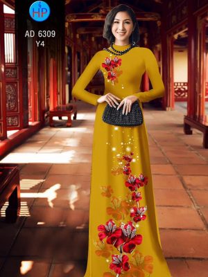 Vải áo dài hoa in 3D thiết kế 2019 AD 6309 23 1575271316 686 Vai ao dai hoa in 3D thiet ke 2019 AD