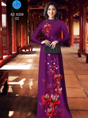 Vải áo dài hoa in 3D thiết kế 2019 AD 6309 30 1575271316 739 Vai ao dai hoa in 3D thiet ke 2019 AD