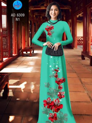 Vải áo dài hoa in 3D thiết kế 2019 AD 6309 26 1575271316 995 Vai ao dai hoa in 3D thiet ke 2019 AD