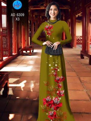 Vải áo dài hoa in 3D thiết kế 2019 AD 6309 34 1575271317 758 Vai ao dai hoa in 3D thiet ke 2019 AD
