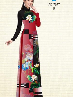 Vải áo dài hoa Sen kiểu mới AD 7977 23 1575271482 579 Vai ao dai hoa Sen kieu moi AD 7977