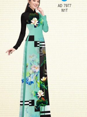 Vải áo dài hoa Sen kiểu mới AD 7977 32 1575271483 268 Vai ao dai hoa Sen kieu moi AD 7977