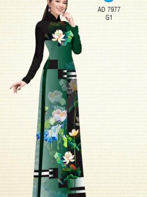 Vải áo dài hoa Sen kiểu mới AD 7977 33 1575271483 720 Vai ao dai hoa Sen kieu moi AD 7977
