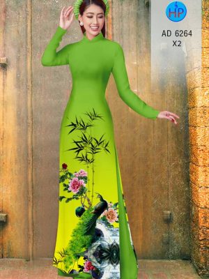 Vải áo dài chim Công mới ra AD 6264 30 1575271869 227 Vai ao dai chim Cong moi ra AD 6264