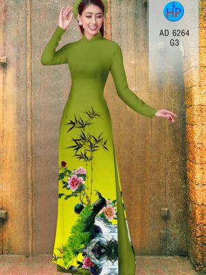 Vải áo dài chim Công mới ra AD 6264 25 1575271869 81 Vai ao dai chim Cong moi ra AD 6264