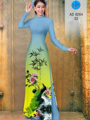 Vải áo dài chim Công mới ra AD 6264 29 1575271869 992 Vai ao dai chim Cong moi ra AD 6264