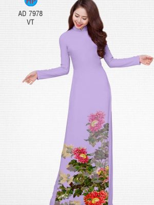 Vải áo dài Cúc đại đoá mới ra AD 7978 33 1575272081 204 Vai ao dai Cuc dai doa moi ra AD 7978