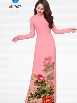 Vải áo dài Cúc đại đoá mới ra AD 7978 27 1575272081 437 Vai ao dai Cuc dai doa moi ra AD 7978