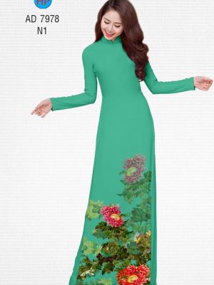 Vải áo dài Cúc đại đoá mới ra AD 7978 24 1575272081 469 Vai ao dai Cuc dai doa moi ra AD 7978
