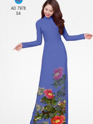 Vải áo dài Cúc đại đoá mới ra AD 7978 35 1575272081 811 Vai ao dai Cuc dai doa moi ra AD 7978