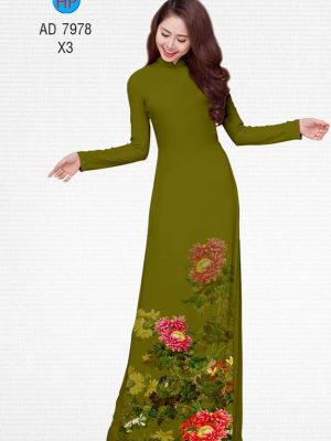 Vải áo dài Cúc đại đoá mới ra AD 7978 37 1575272082 608 Vai ao dai Cuc dai doa moi ra AD 7978