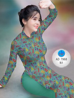 Vải áo dài Lá và hoa thiết kế 2019 AD 7968 24 1575272280 51 Vai ao dai La va hoa thiet ke 2019 AD