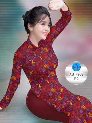 Vải áo dài Lá và hoa thiết kế 2019 AD 7968 32 1575272280 53 Vai ao dai La va hoa thiet ke 2019 AD