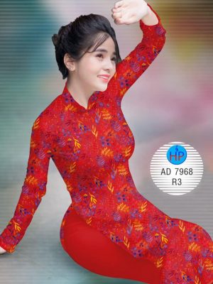 Vải áo dài Lá và hoa thiết kế 2019 AD 7968 30 1575272280 544 Vai ao dai La va hoa thiet ke 2019 AD