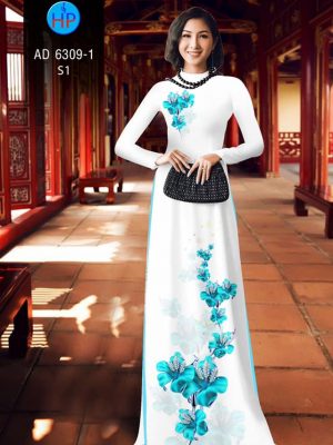 Vải áo dài hoa 3D đẹp kiểu mới AD 6309 26 1575272732 627 Vai ao dai hoa 3D dep kieu moi AD 6309