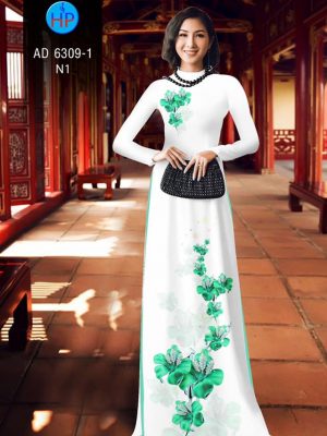 Vải áo dài hoa 3D đẹp kiểu mới AD 6309 25 1575272732 829 Vai ao dai hoa 3D dep kieu moi AD 6309