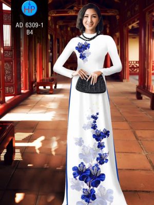 Vải áo dài hoa 3D đẹp kiểu mới AD 6309 36 1575272733 379 Vai ao dai hoa 3D dep kieu moi AD 6309