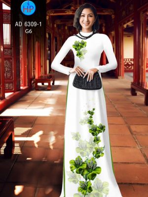 Vải áo dài hoa 3D đẹp kiểu mới AD 6309 35 1575272733 380 Vai ao dai hoa 3D dep kieu moi AD 6309
