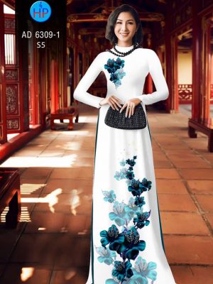Vải áo dài hoa 3D đẹp kiểu mới AD 6309 32 1575272733 389 Vai ao dai hoa 3D dep kieu moi AD 6309