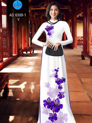 Vải áo dài hoa 3D đẹp kiểu mới AD 6309 33 1575272733 762 Vai ao dai hoa 3D dep kieu moi AD 6309