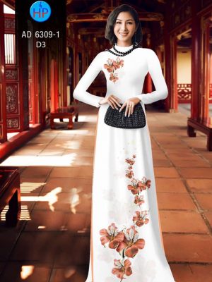Vải áo dài hoa 3D đẹp kiểu mới AD 6309 34 1575272733 801 Vai ao dai hoa 3D dep kieu moi AD 6309