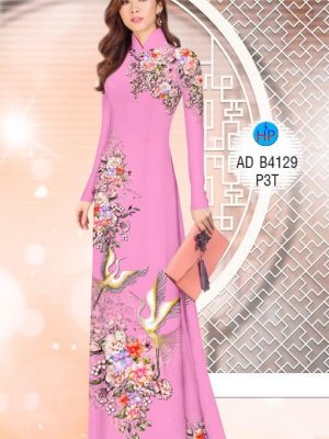 Vải áo dài Hạc và Hoa thiết kế 2019 AD B4129 22 1575272967 978 Vai ao dai Hac va Hoa thiet ke 2019 AD