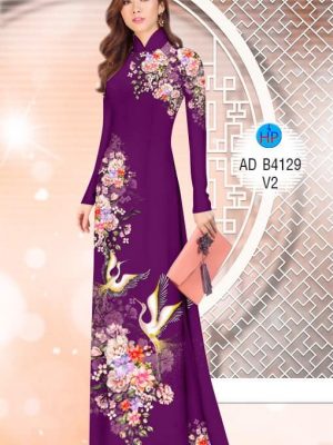 Vải áo dài Hạc và Hoa thiết kế 2019 AD B4129 30 1575272968 171 Vai ao dai Hac va Hoa thiet ke 2019 AD