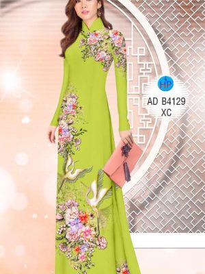 Vải áo dài Hạc và Hoa thiết kế 2019 AD B4129 33 1575272968 515 Vai ao dai Hac va Hoa thiet ke 2019 AD