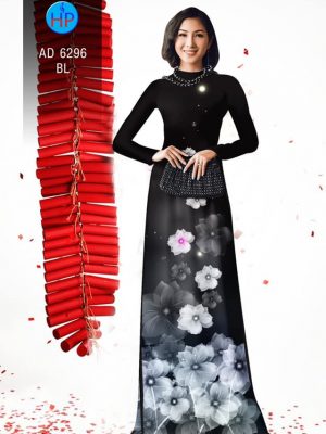 Vải áo dài Hoa in 3D kiểu mới AD 6296 23 1575444918 222 Vai ao dai Hoa in 3D kieu moi AD 6296