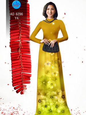 Vải áo dài Hoa in 3D kiểu mới AD 6296 24 1575444918 990 Vai ao dai Hoa in 3D kieu moi AD 6296