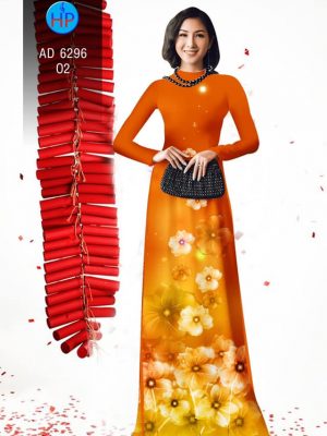 Vải áo dài Hoa in 3D kiểu mới AD 6296 26 1575444919 225 Vai ao dai Hoa in 3D kieu moi AD 6296