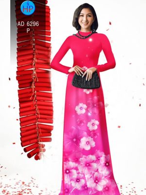 Vải áo dài Hoa in 3D kiểu mới AD 6296 25 1575444919 716 Vai ao dai Hoa in 3D kieu moi AD 6296