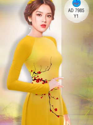 1575445076 676 Vai ao dai Hoa Dao kieu moi AD 7985