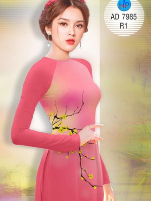 1575445076 910 Vai ao dai Hoa Dao kieu moi AD 7985