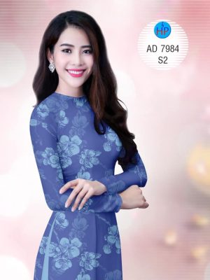 1575446531 306 Vai ao dai hoa vang don tet thiet ke 2019