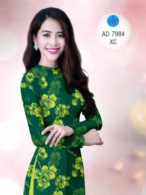1575446531 307 Vai ao dai hoa vang don tet thiet ke 2019