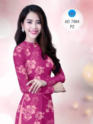1575446532 577 Vai ao dai hoa vang don tet thiet ke 2019