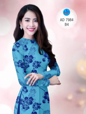 1575446532 634 Vai ao dai hoa vang don tet thiet ke 2019