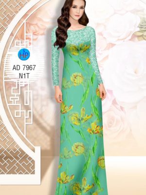 Vải áo dài Hoa tulip kiểu mới AD 7967 24 1575446672 707 Vai ao dai Hoa tulip kieu moi AD 7967
